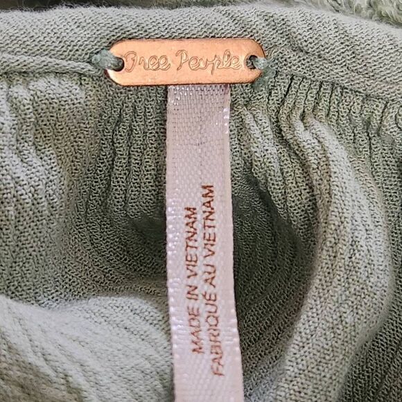 Free people Sweet Darlin Maxi Dress minted jade oversized small ruffle revolve - Picture 12 of 15